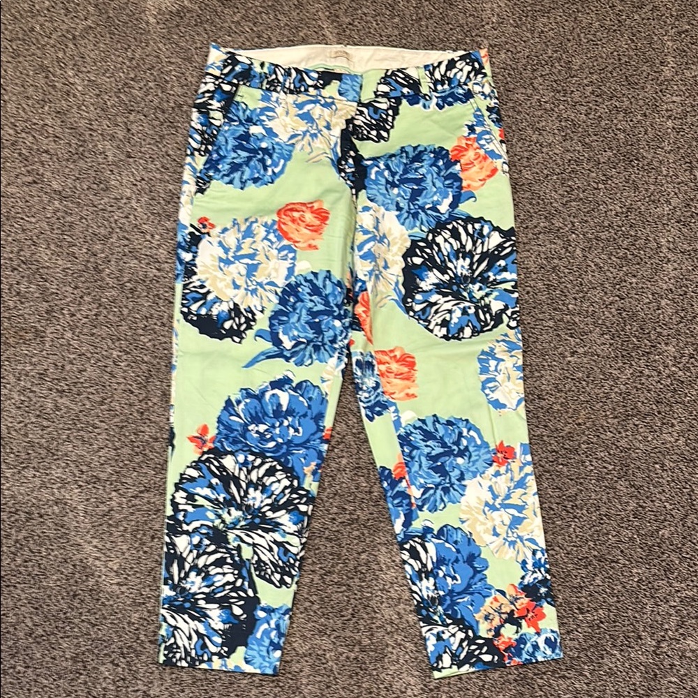 Floral  Bottoms in Blue and Green